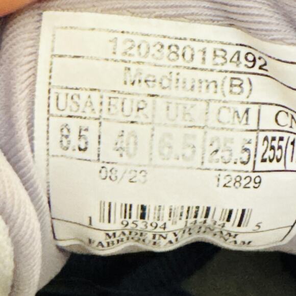 Brooks Shoes Womens 8.5 White Navy Pink Ghost 15 Road Running Athletic Sneakers - Picture 9 of 10